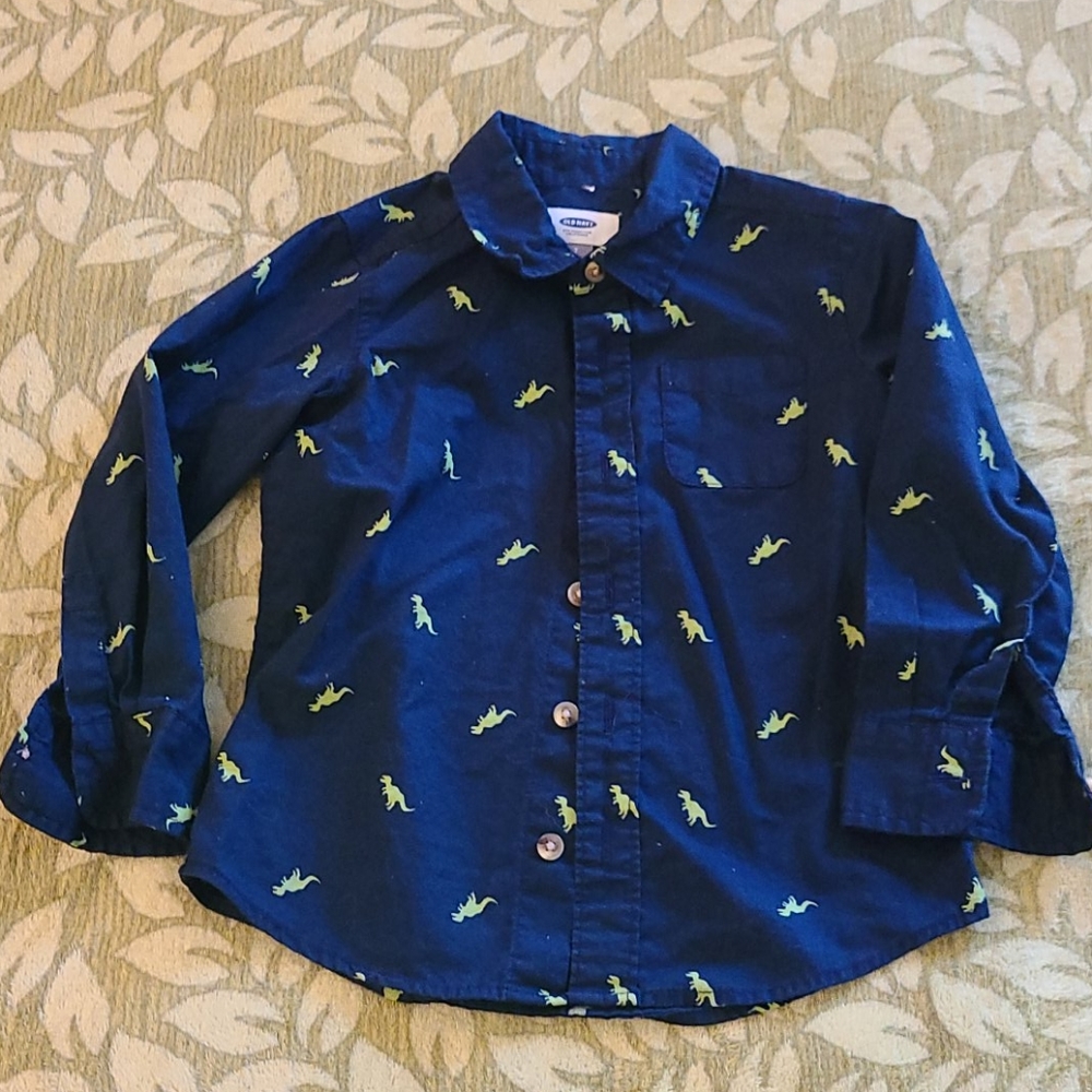 Old Navy Dinosaur Button Down